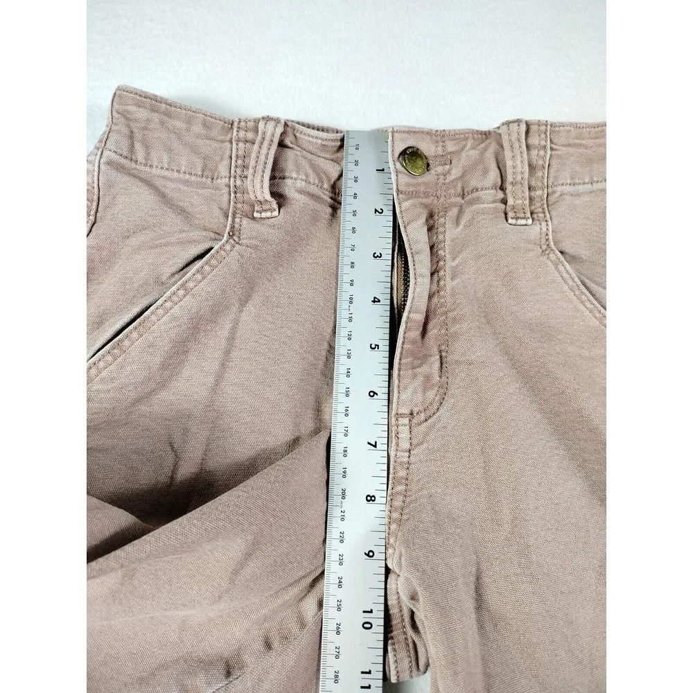 Universal Thread Cargo Jeans Women 2 Red Y2K Classiccore Normcore High Rise Slim